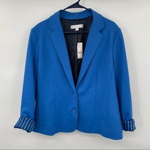 NEW! New York & Company Blue Blazer. Size 14